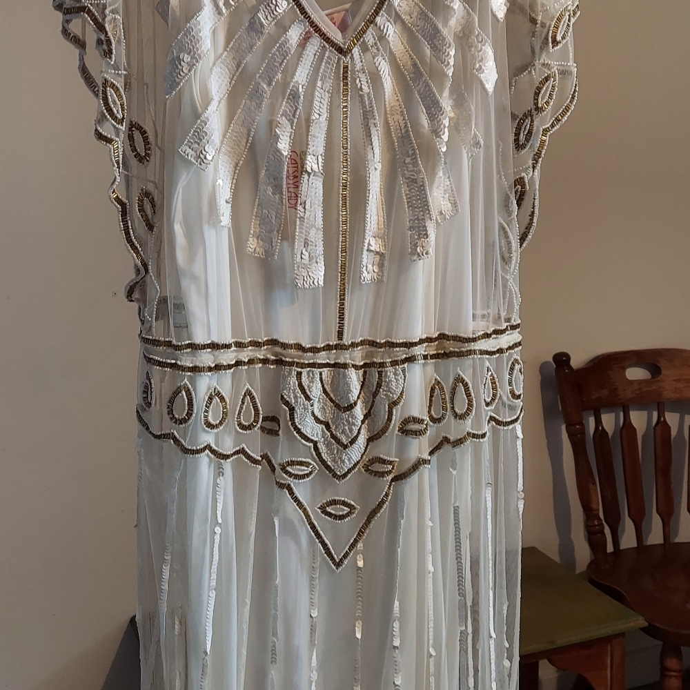 1920s flapper inspired dress